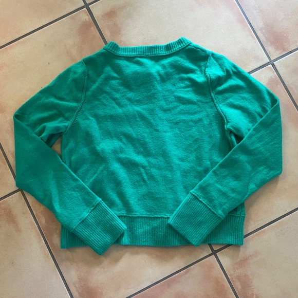Free People Nocturnal Solid Cardi Size M Jade Cashmere Blend Cardigan Sweater - Picture 9 of 13